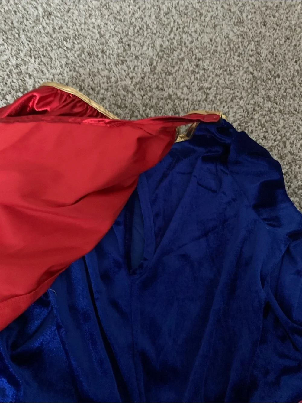 Supergirl Kids Halloween Costume Dress size L